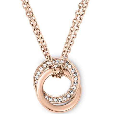 rose gold jewellery michael kors|rose gold necklace for women.